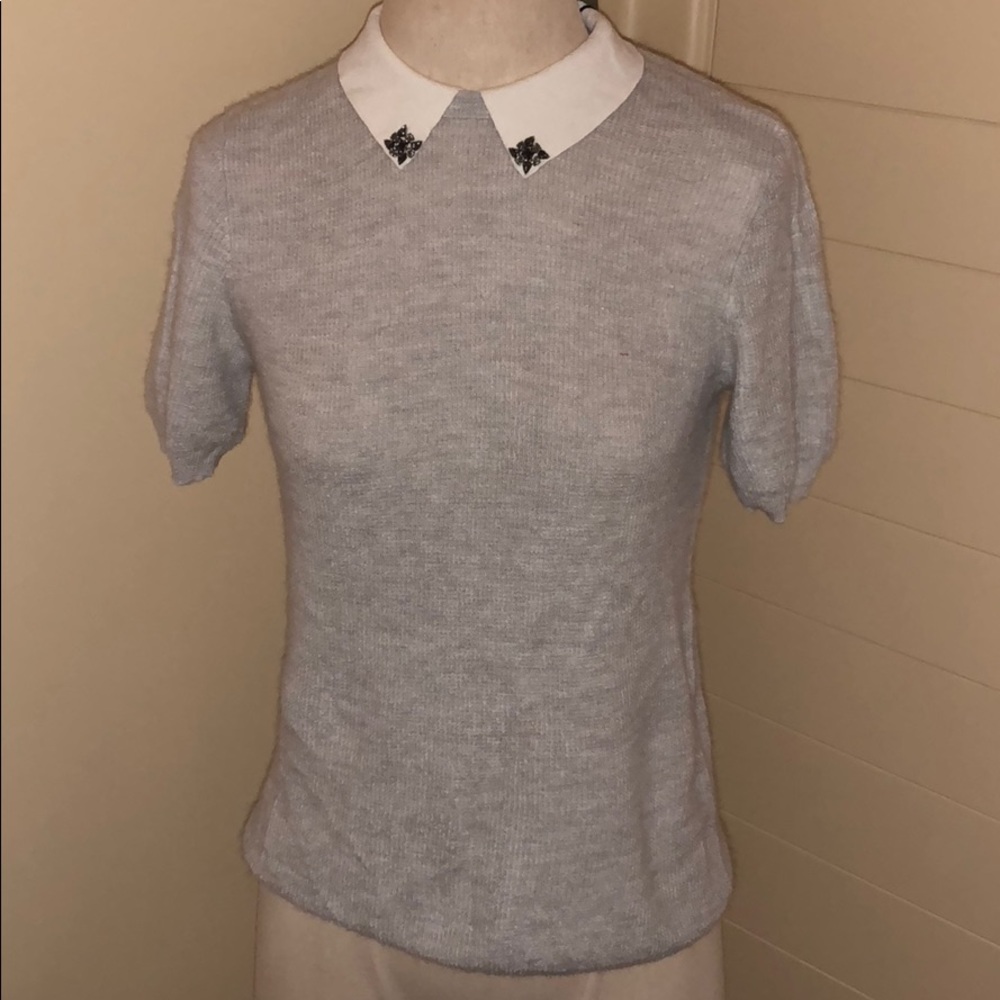 Short Sleeve Cashmere sweater